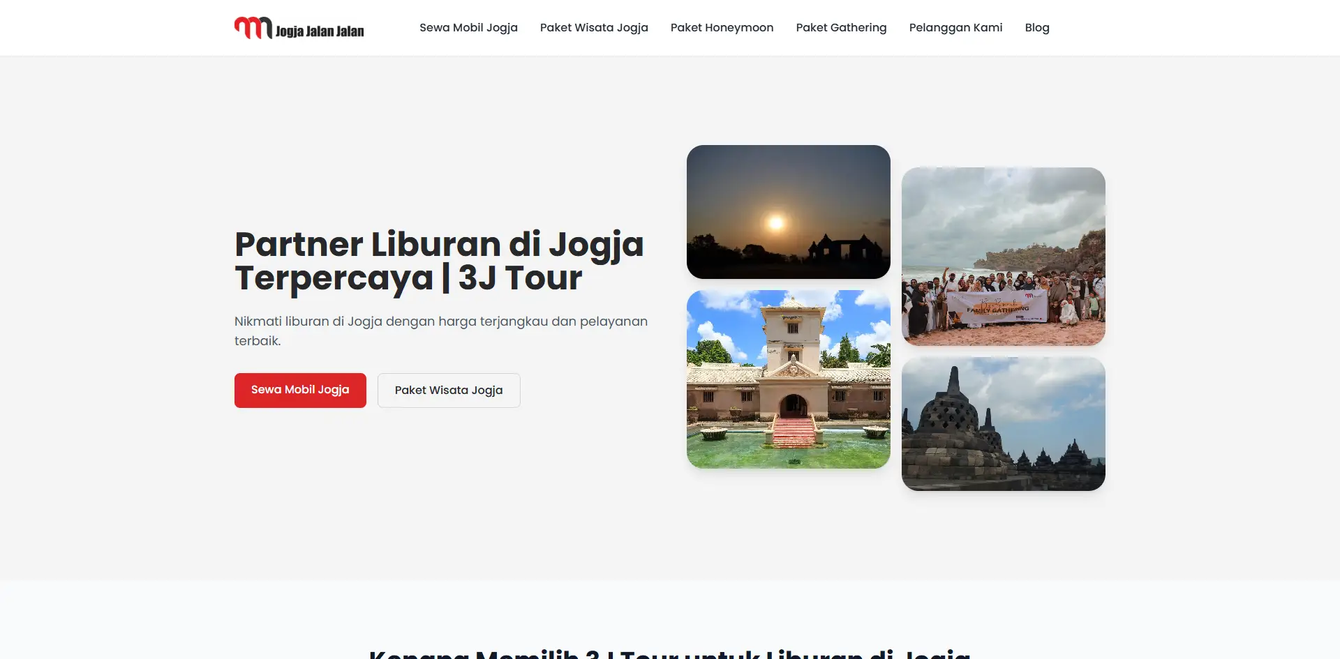 Website Paket Wisata Jogja