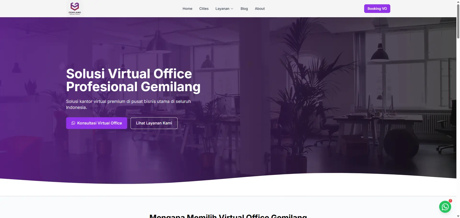 Website Virtual Office